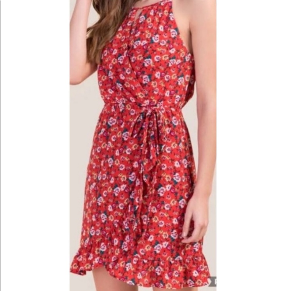 Franchesca's Red Floral Dress